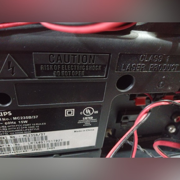 ✅ (SOLD) Philips micro system MC235B CD PLAYER AND RADIO - Picture 4 of 10